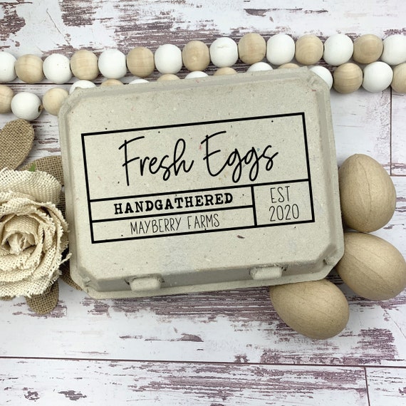 Egg Stamper for Chicken Eggs, Egg Stamps for Fresh Eggs, Farm Fresh Egg  Stamp, Egg Stamps for Fresh Eggs Personalized, Custom Chicken Mini Egg  Stamp Complete Rubber Stamp, Farmhouse Decor Gift Pattern