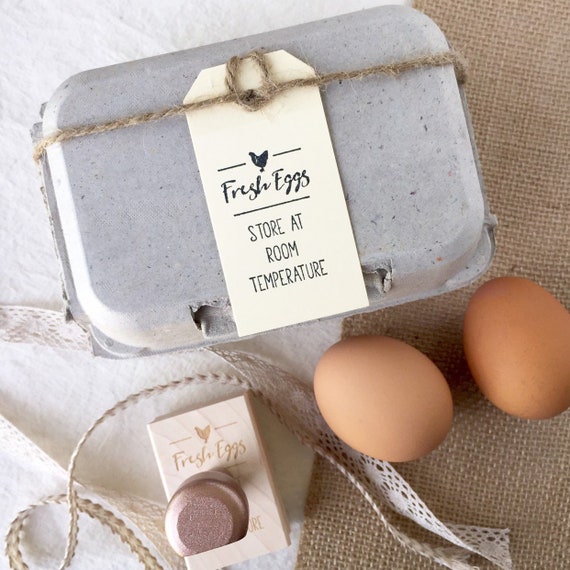 Fresh Eggs Store At Room Temperature Carton Stamp Egg Carton Stamp Egg Carton Label Chickens Farmhousemaven