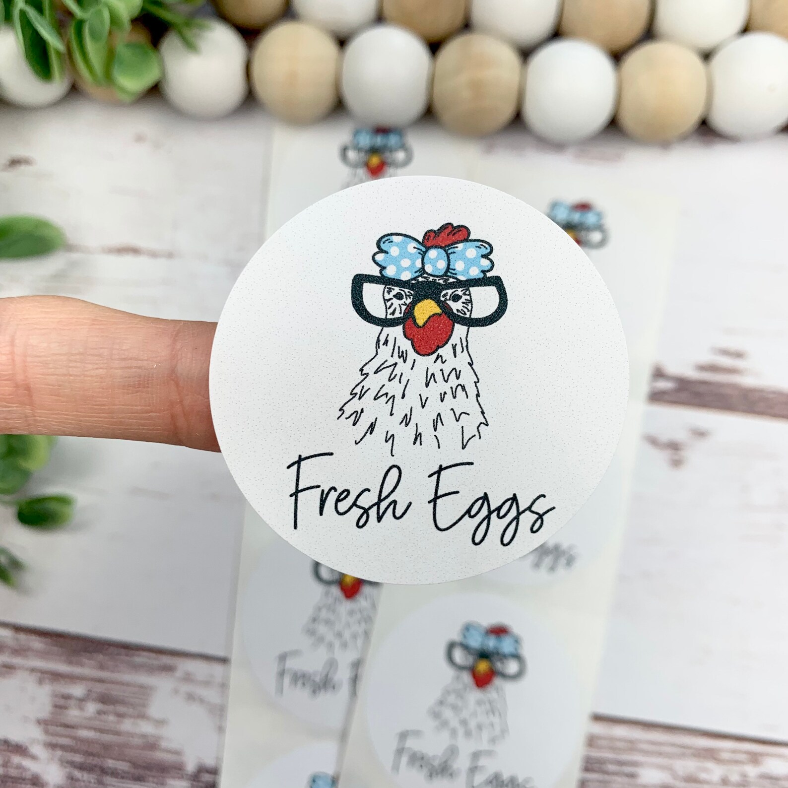 Egg Carton Label Funny Chicken Face Egg Carton Design - Etsy