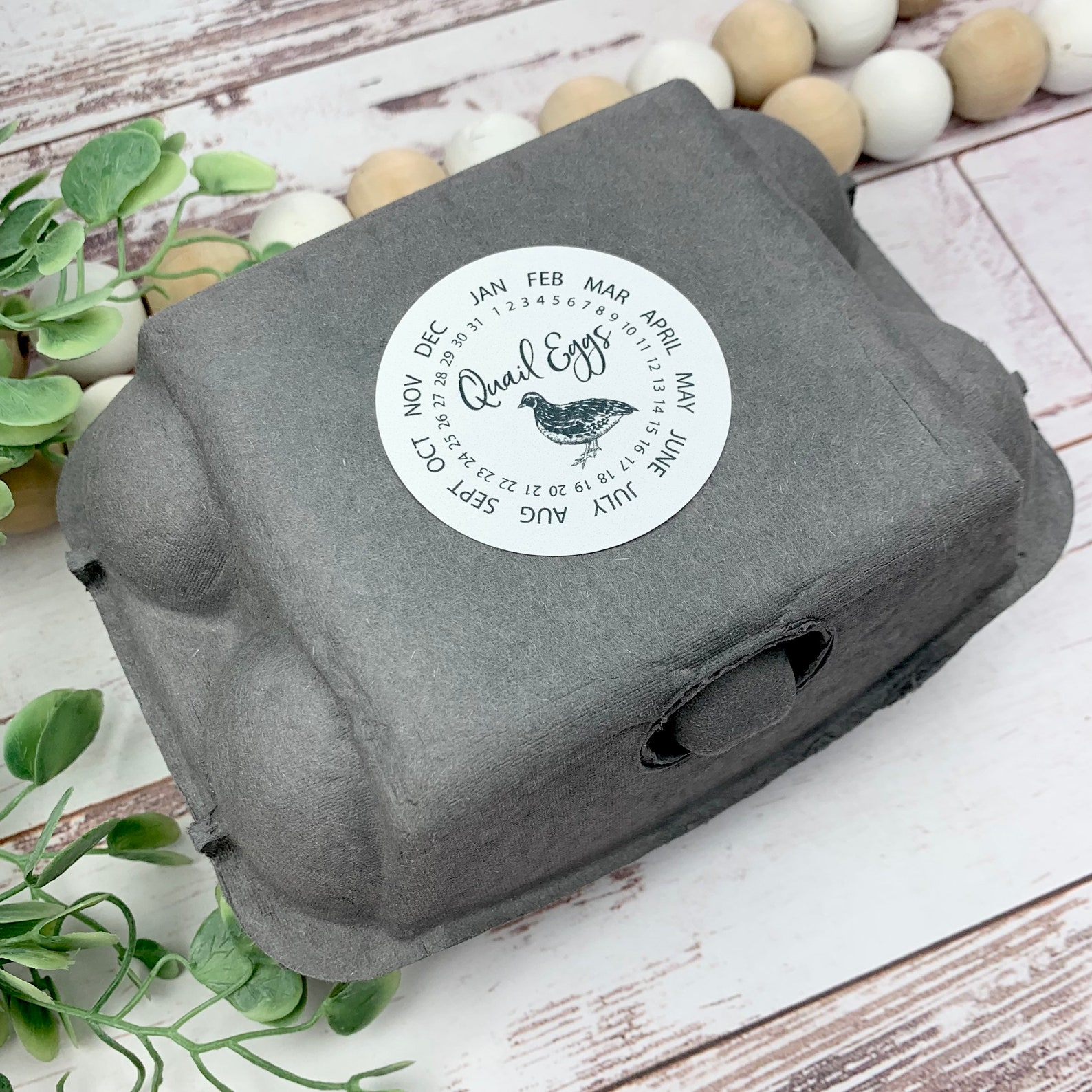 Quail Egg Stickers Quail Egg Carton Quail Egg Date Label Etsy