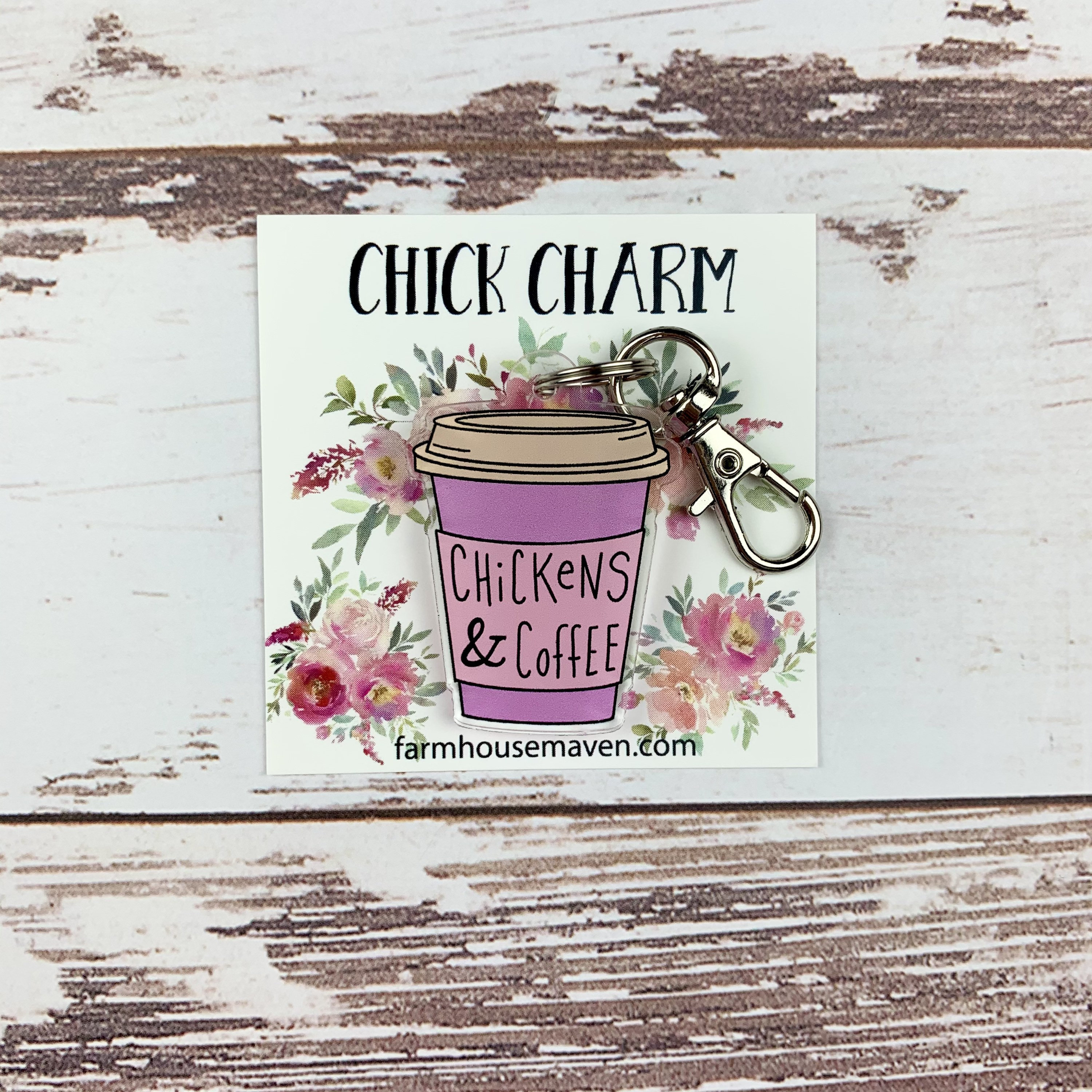 Cute Chicken Keychain Chicken Accessories Chicken Lover Etsy