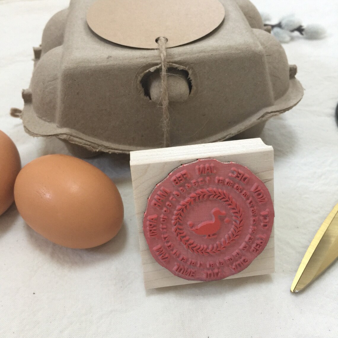 Egg Carton Stamp Duck Egg Date Stamp Egg Carton Label Etsy