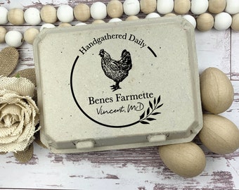 Customized Chicken Fresh Egg Labels Stamp- Egg Carton Stamp Labels Coop Box  Coop Self Just Laid Farm Stamp Chicken Ink Date G2U9 - AliExpress