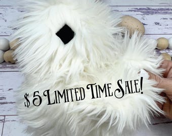 Cute Plush Silkie Chicken - White Silkie Chicken - Stuffed Chicken - Chicken Lady Gift Idea - Silkie Chicken Gift Idea - Silkie Chickens