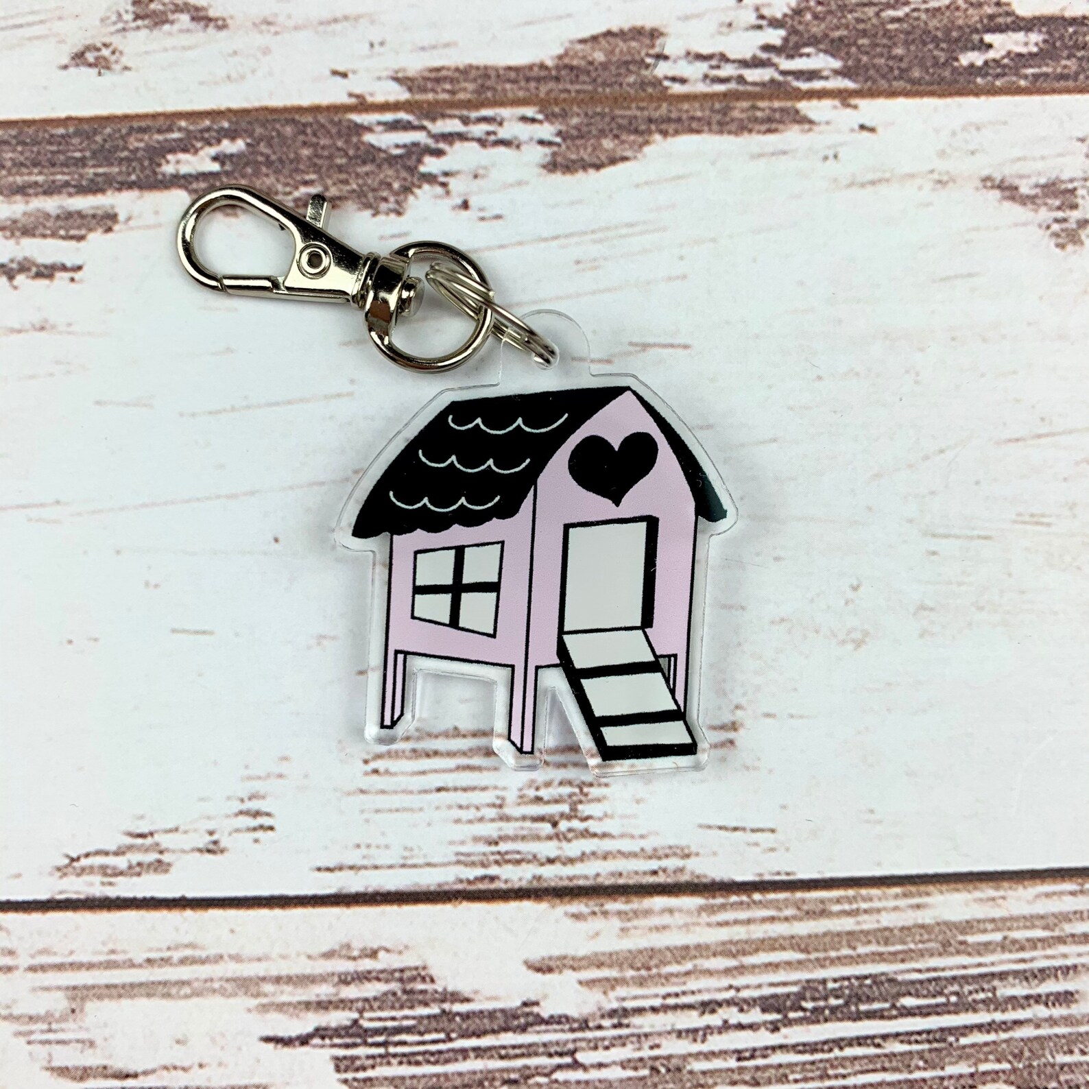 Cute Chicken Keychain Chicken Coop Keychain Chicken Etsy