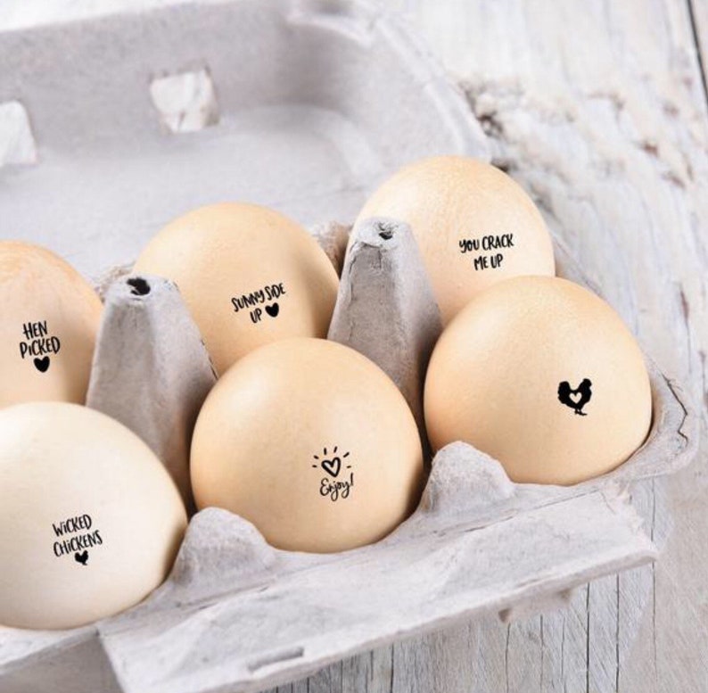Egg Carton Backyard Chickens Stamp Farm Stamp Egg Stamp Good Egg Chickens FarmhouseMaven Fresh Eggs