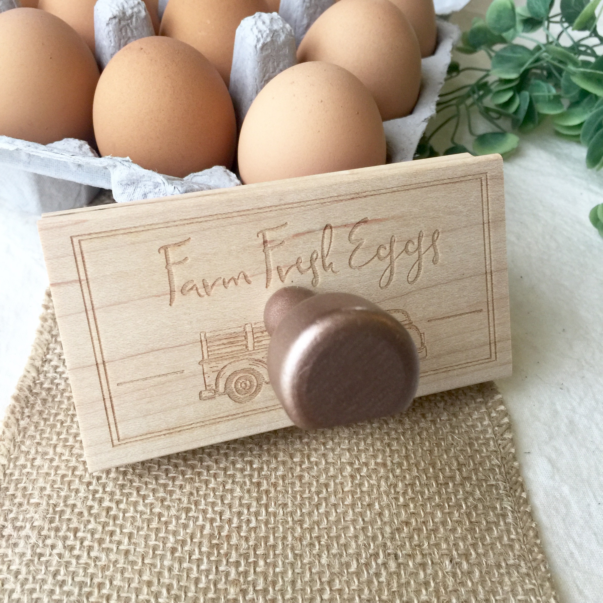 CUSTOM Egg Carton Stamp Farm Fresh Eggs Fresh Eggs Egg Etsy