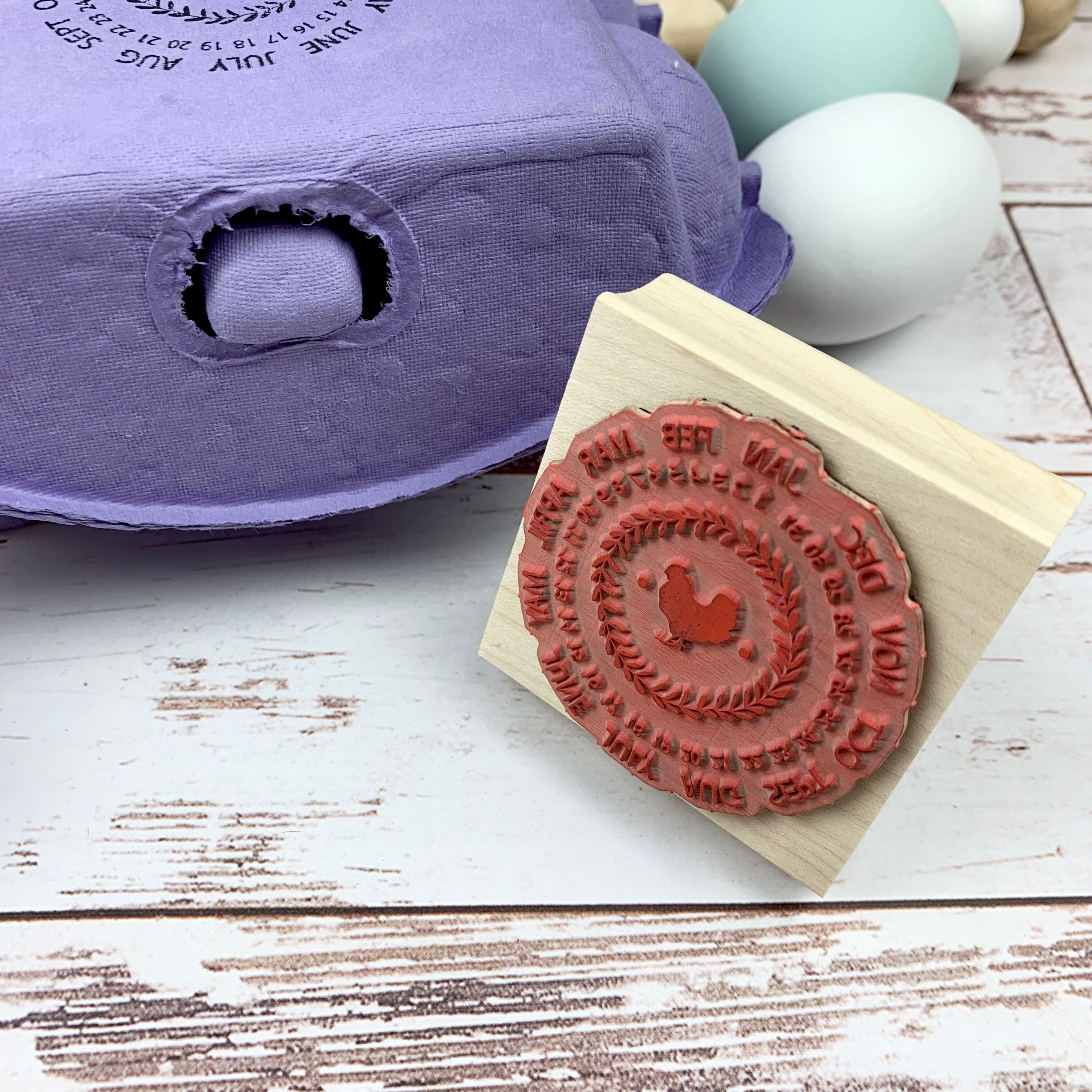Egg Carton Stamp Egg Date Stamp Egg Carton Label Egg Etsy
