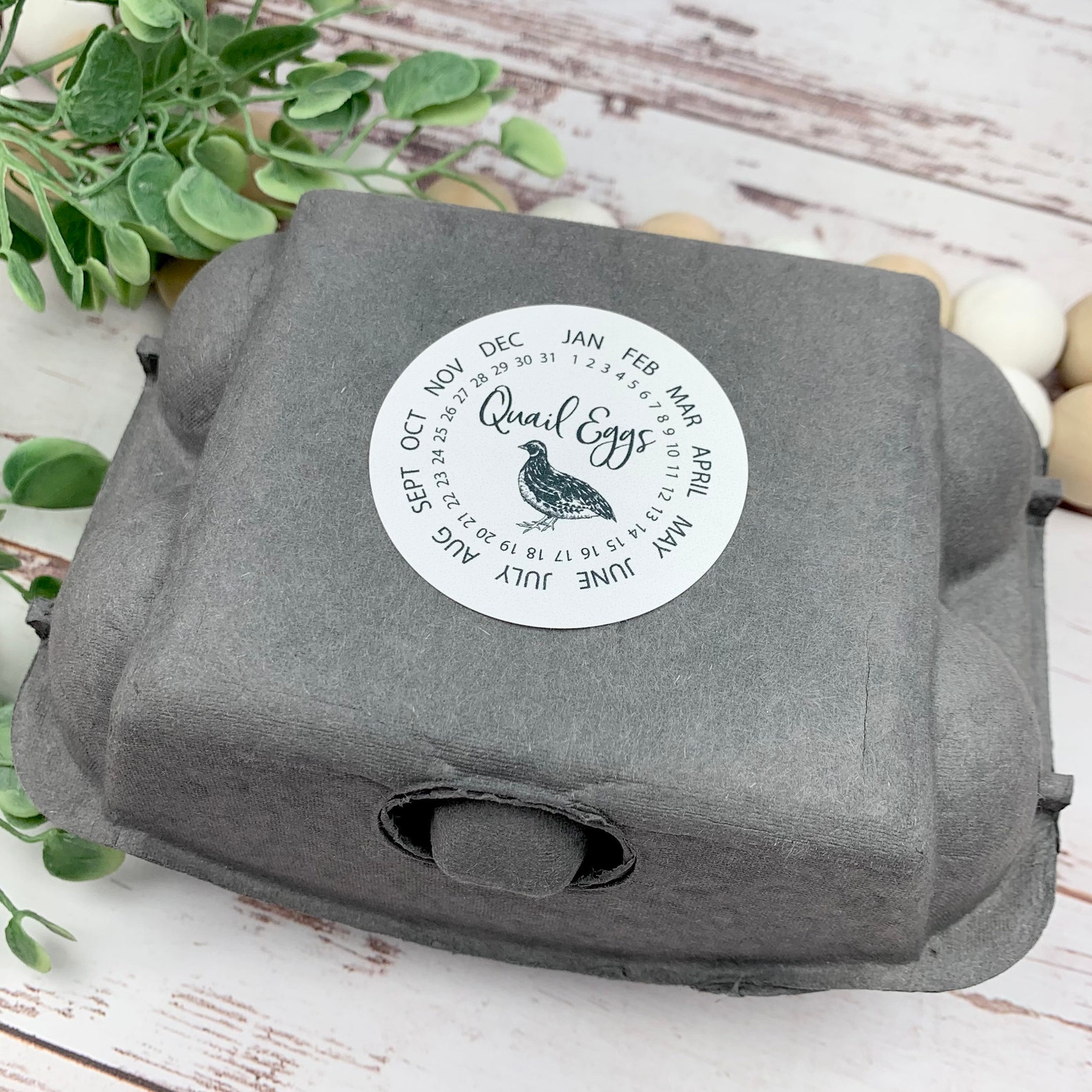 Quail Egg Stickers Quail Egg Carton Quail Egg Date Label Etsy