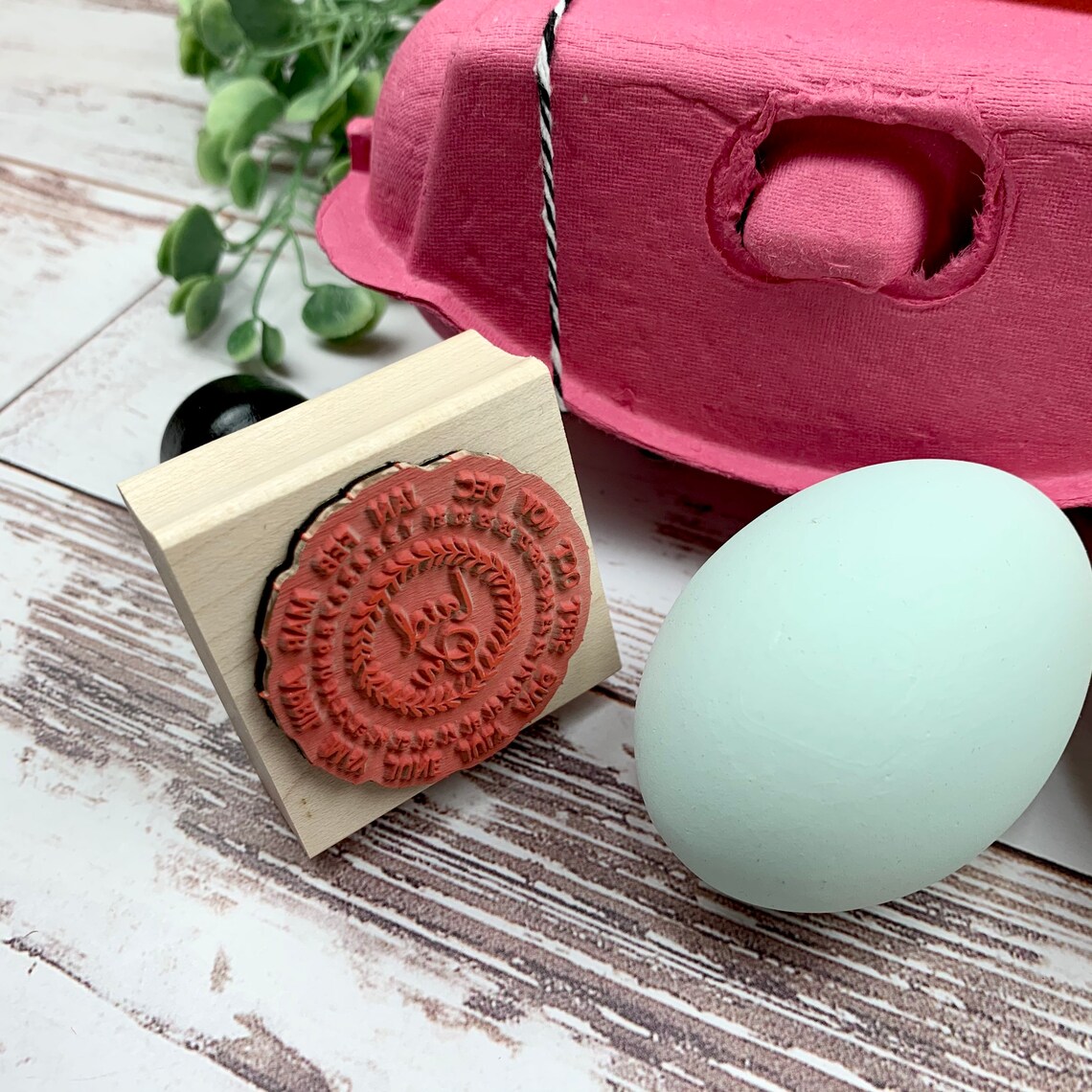 Egg Carton Date Stamp Egg Date Stamp Fresh Eggs Egg Etsy