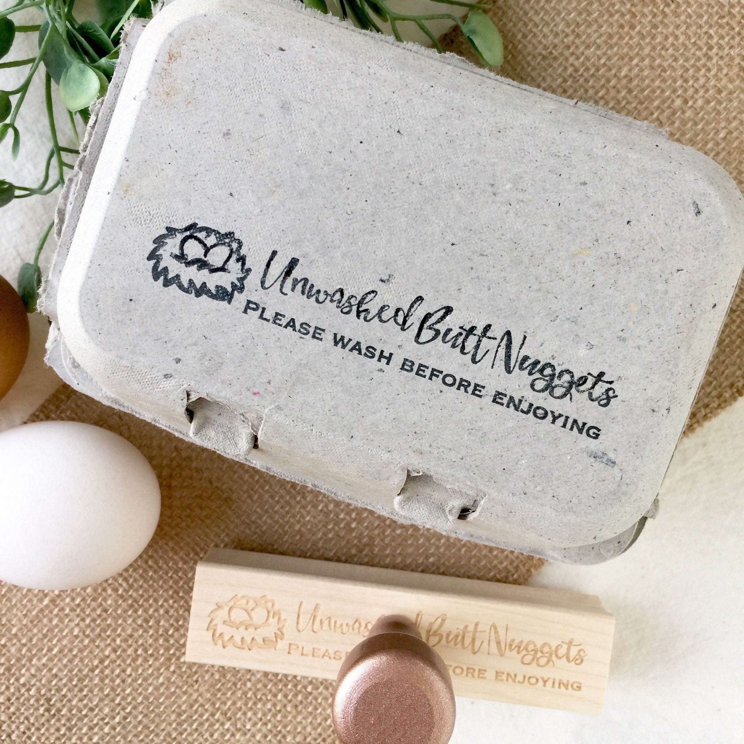 Fluff Butt Fresh Mini Egg Stamp – FarmhouseMaven