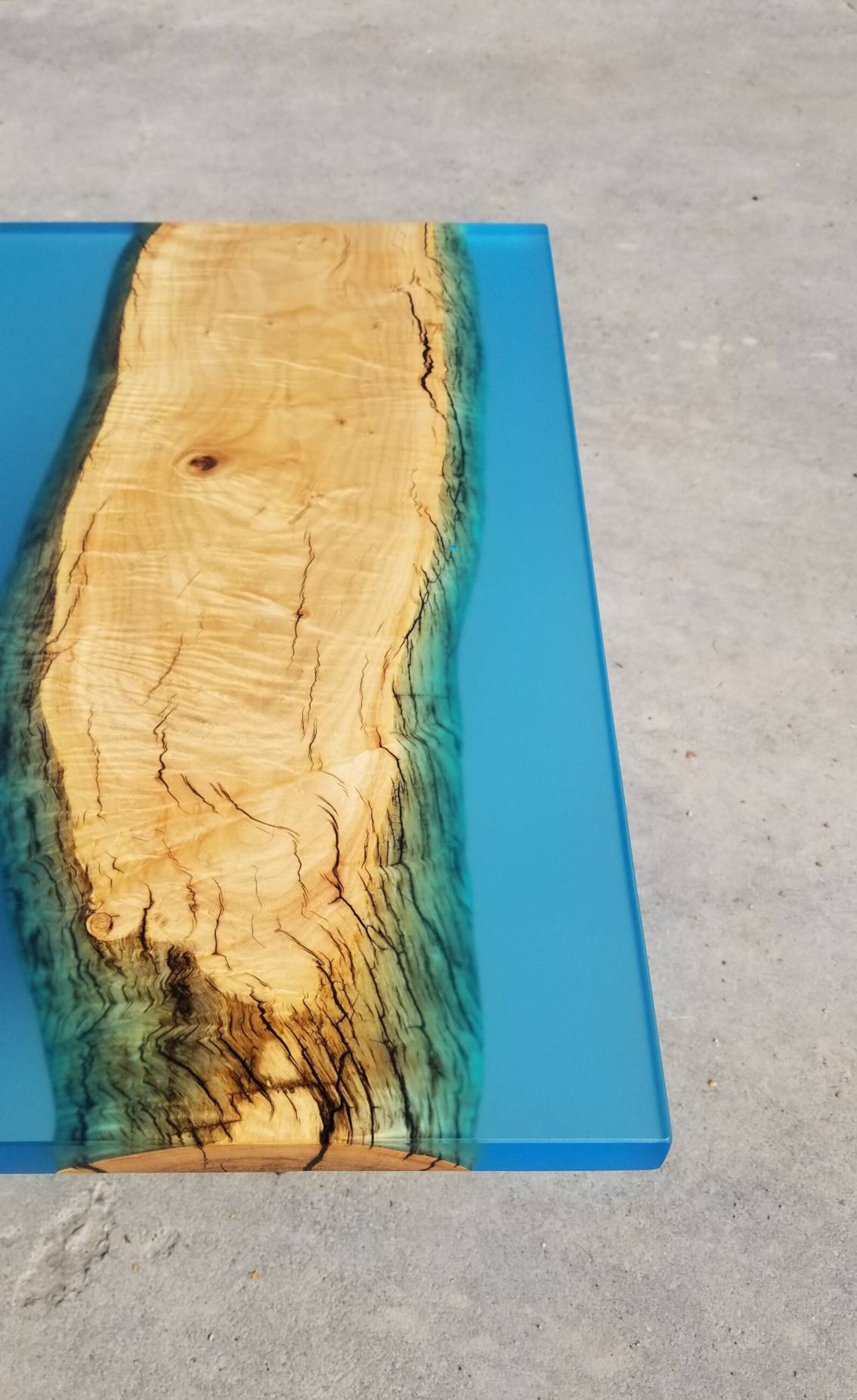 Epoxy River Table Wood and Epoxy Coffee Table River Table Etsy