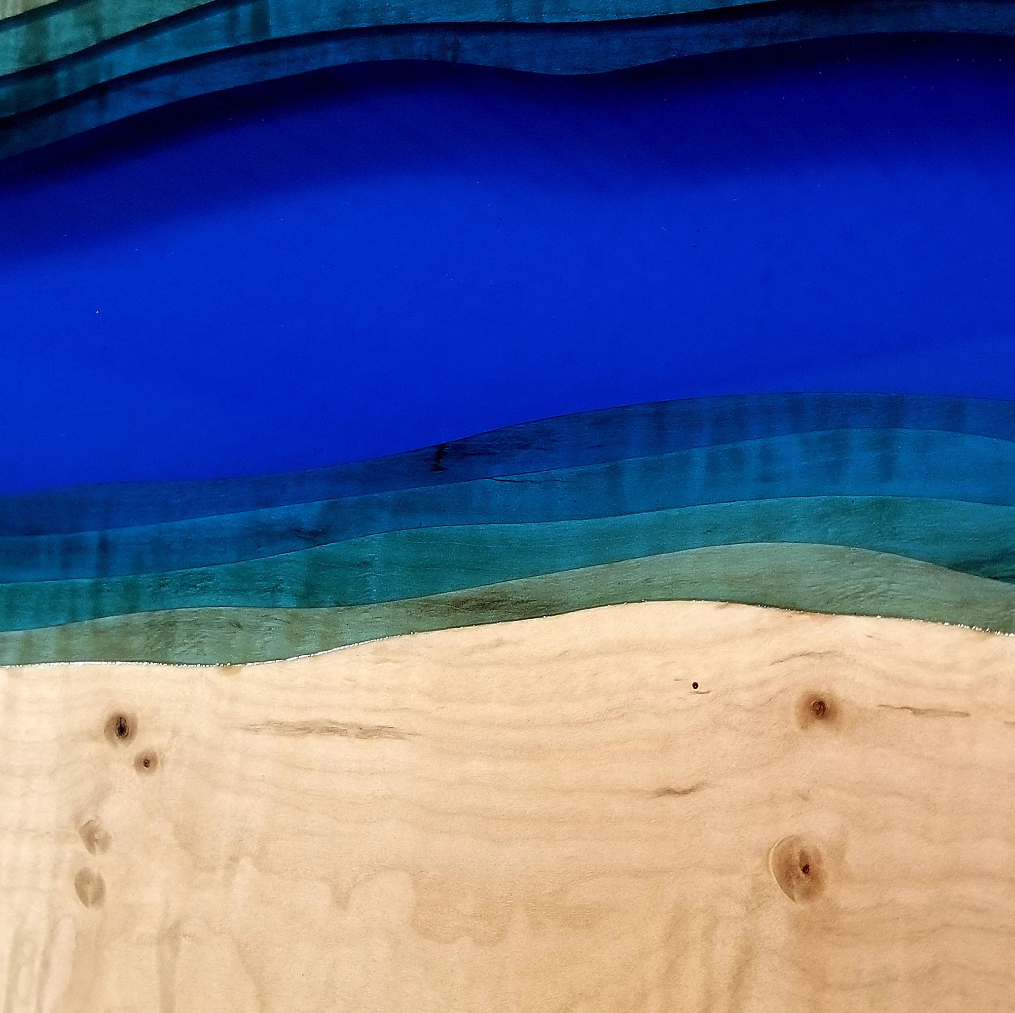 Epoxy River Wall Art Wood and Epoxy Wall Mount Wooden Wall Hanging Home