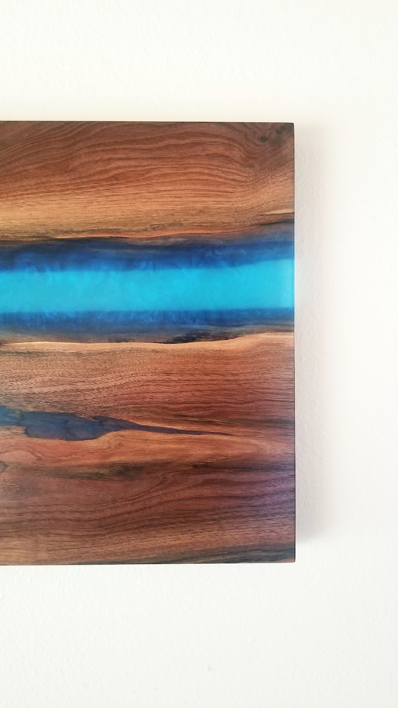 Epoxy river wall art wood and epoxy wall mount Epoxy Table Etsy