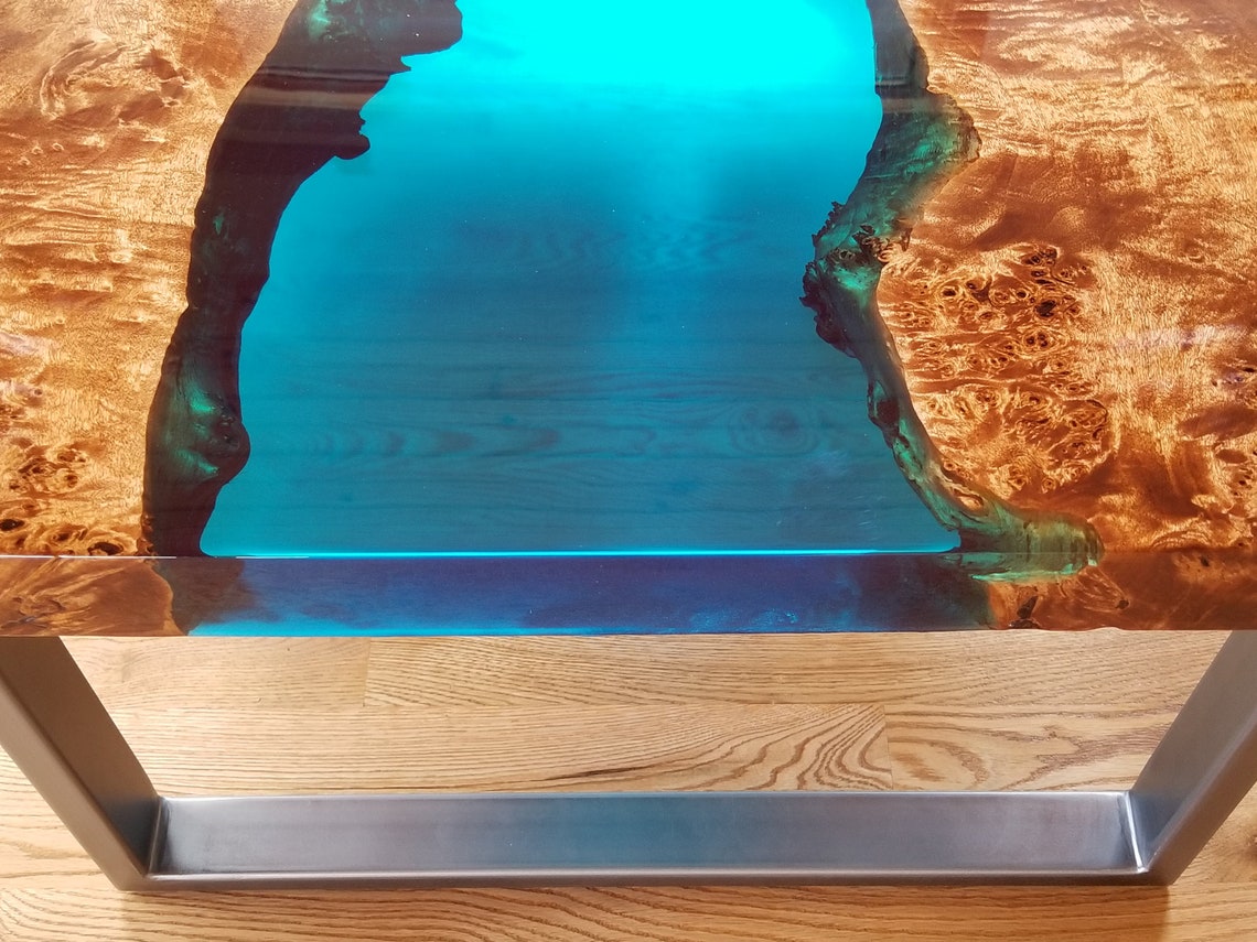 Sold Epoxy Resin Coffee Table Live Edge Coffee Table Epoxy Table Resin
