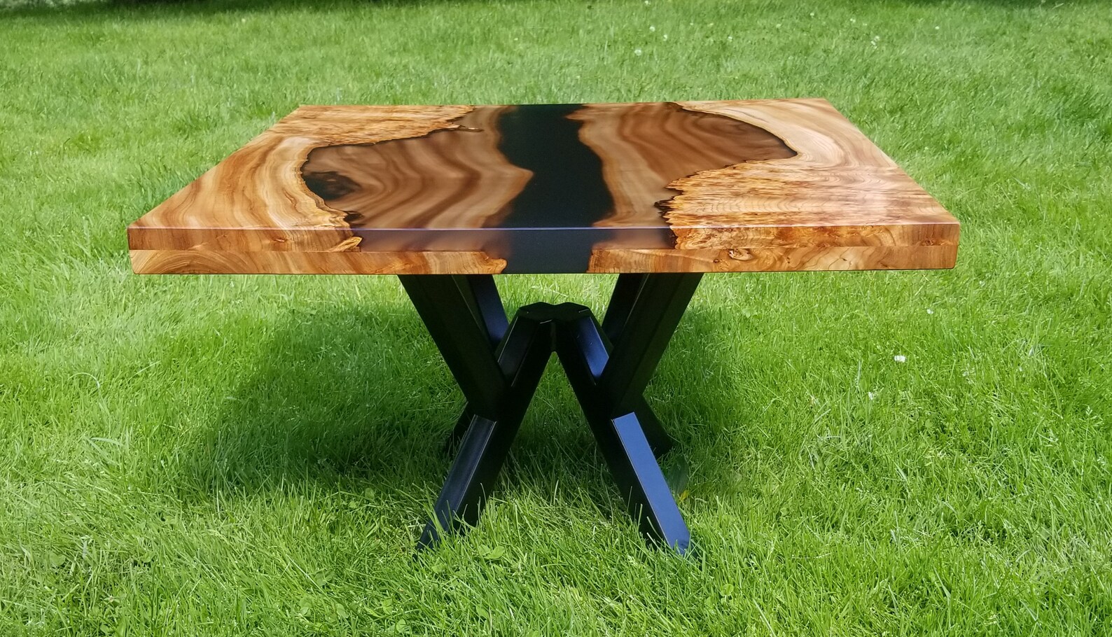 Live Edge Epoxy River Coffee Table FREE SHIPPING Etsy