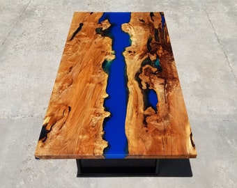 MADE TO ORDER dining tables - Custom handmade epoxy river dining tables