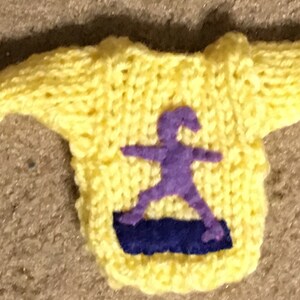 Yoga Ornament, Custom Mini Sweater Ornament w Yoga Applique, Yoga Gift, Gifts for Women, Yoga Lover, Yoga theme, yoga teacher, xmas gift