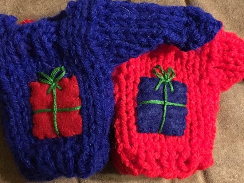 Custom Christmas Ornaments Mini Sweater Ornaments Made to - Etsy