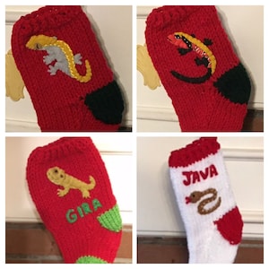 Reptile Stocking, personalized pet stocking for your exotic reptile, snake, gecko, lizard, chameleon, bearded dragon, skink