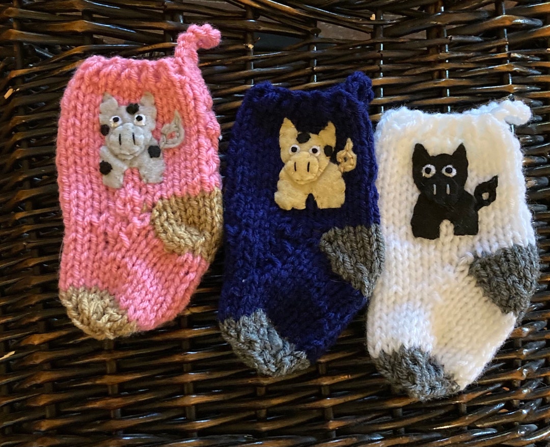 Pig Gift Card Holder, Small Stocking for Pet Pig, Pet Pig Stocking, Pig