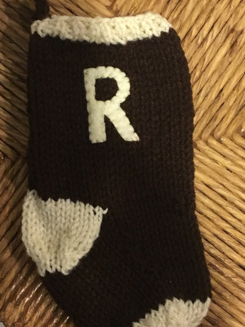 monogram made to order handmade stocking cat stocking personalized pet stocking w initial Custom Initial Stocking for dog monogrammed