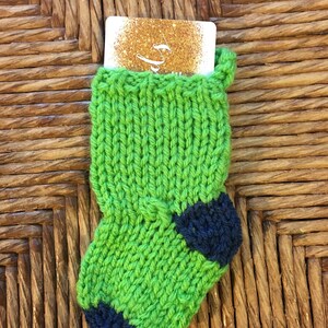 Holiday Gift Card Holders made to order, custom miniature Christmas stocking fits gift card, xmas stocking ornament, handmade tiny stocking