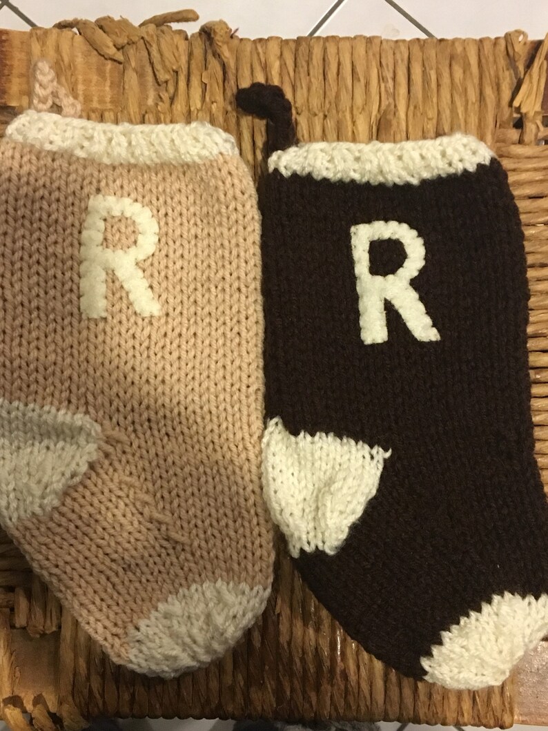 monogram made to order handmade stocking cat stocking personalized pet stocking w initial Custom Initial Stocking for dog monogrammed