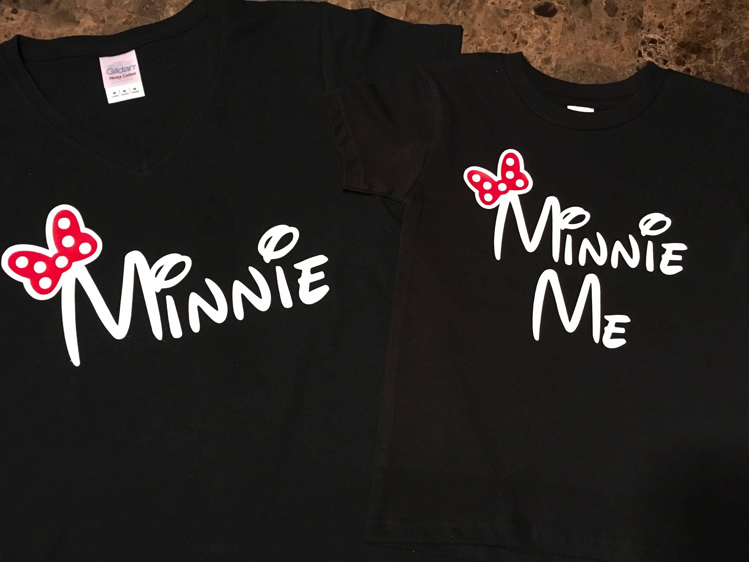 Minnie Mouse Mom and Me Shirt Set / Mom 