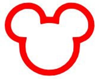 MIckey Inspired Head Outline SVG