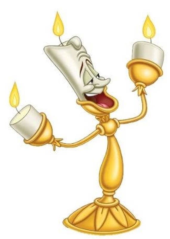 Lumiere Beauty and The Beast Inspired Tshirt Etsy