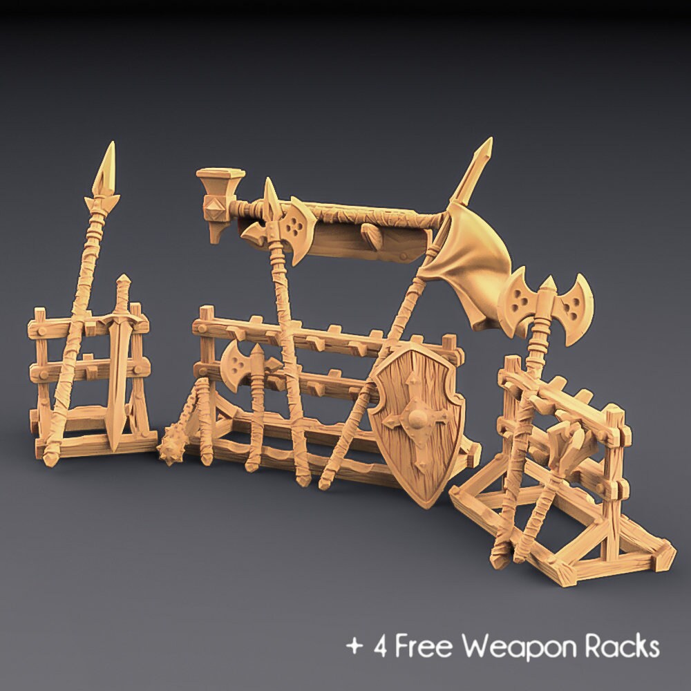 Ballista Weapons Rack Dnd Miniature Dungeons and Dragons, D&D, D and D, Warhammer 40k, Wargaming