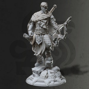 Human Ranger / Fighter / Scout / Archer DnD Miniature Dungeons and Dragons, D&D, D and D, Wargaming, Tabletop