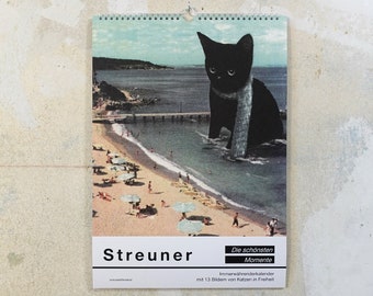 Streuner Kalender A3 Katzenkalender