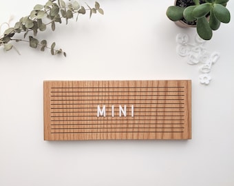 Felt Board Wooden Letter Board Shop small Bohemian Decor Modern Decor The Letter Walnut 9 x 12 Message Board Shop local
