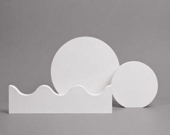 Props, podium, photo props, photography set props, shooting props, white tray, product shooting, product photo