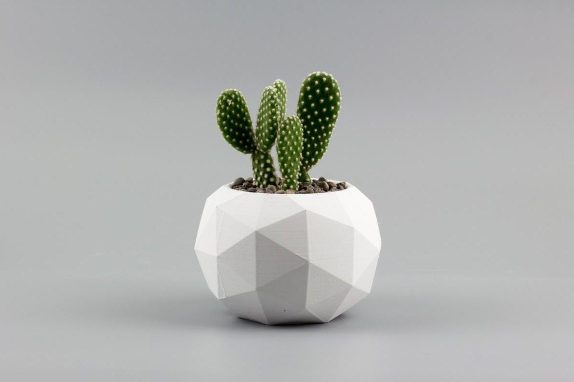 Jardinière géométrique en béton, jardinière en béton, jardinière, pot en béton, jardinière à cactus, jardinière moderne, jardinière succulente, pot po
