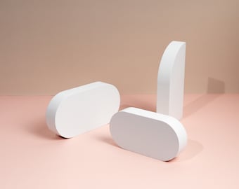 Product Photography Podiums, geometric props, podium, photo props, photography set props, white tray, product shooting, product photo