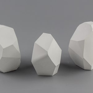 Concrete Sculpture, geometric concrete, minimal contemporary home decor, gift , concrete art
