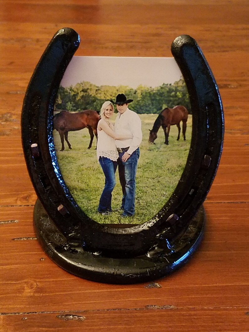 Horseshoe Picture Frame Etsy