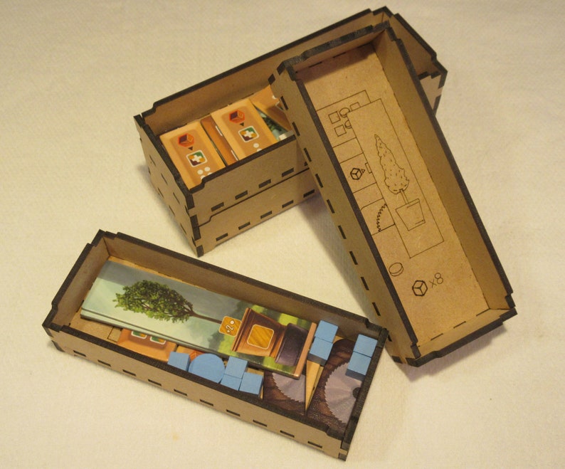 Woodcraft Laser Cut Insert Organizer for Board Game Etsy