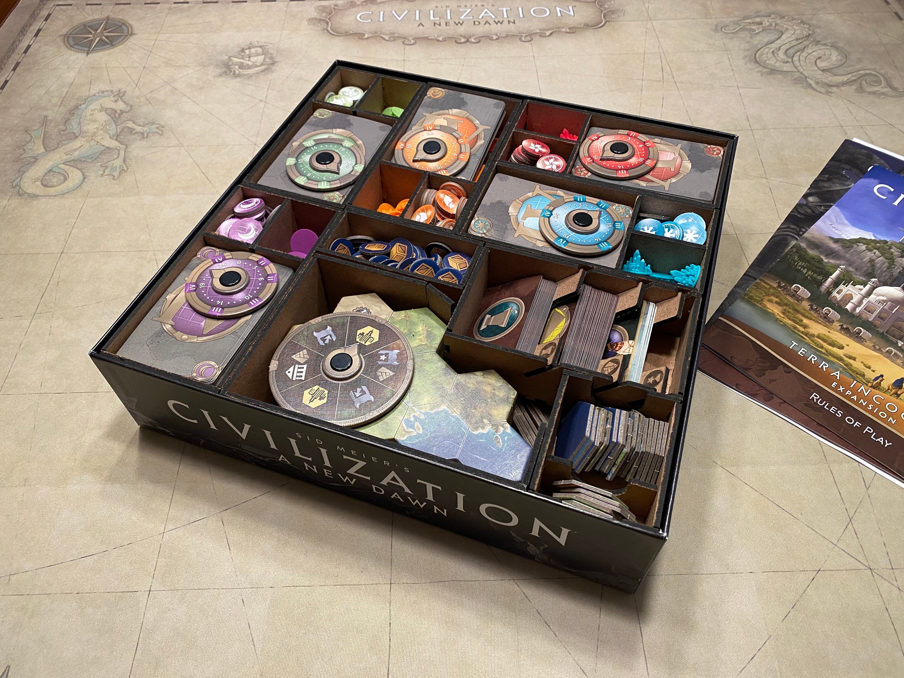 Terra Incognita Expansion Civilization Board Game 