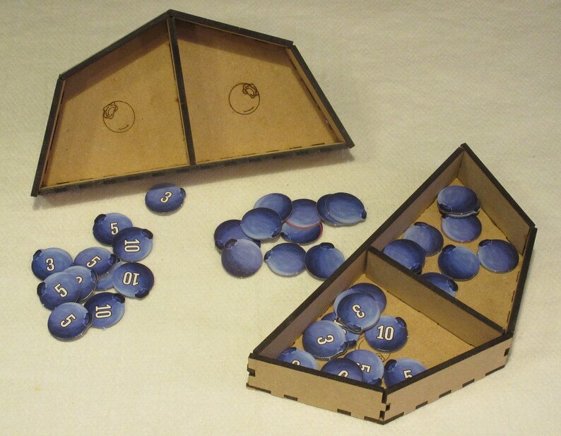 Woodcraft Laser Cut Insert Organizer for Board Game Etsy