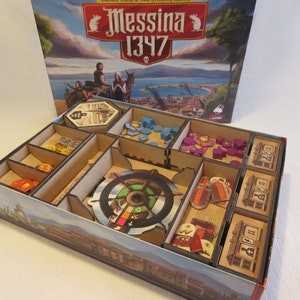 Messina 1347 Laser Cut Insert Organizer for Board Game