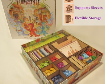 Flamecraft Laser Cut Insert Organizer for Board Game