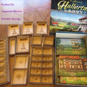 Hallertau Laser Cut Insert Organizer for Hallertau Board Game