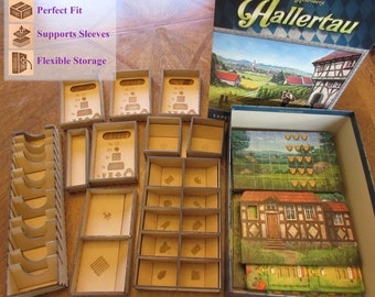 Hallertau Laser Cut Insert Organizer for Hallertau Board Game
