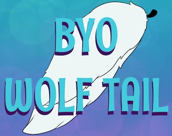 Build Your Own Wolf Tail | Cosplay Tail | Faux Fur Tail | Ren Faire Tail
