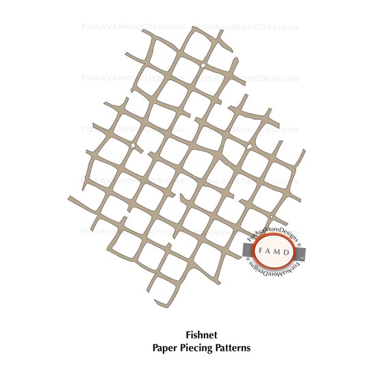 Download Fish Net Fishnet Svg Digital Die Cut Paper Piecing Patterns Etsy