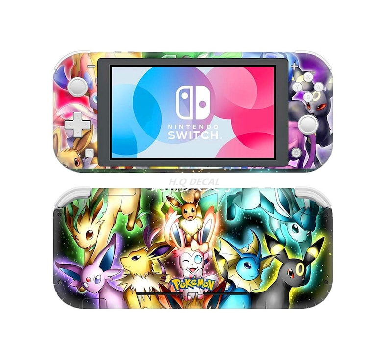 New Pokemon Full Wrap Vinyl Skin for Nintendo Switch Lite - Etsy